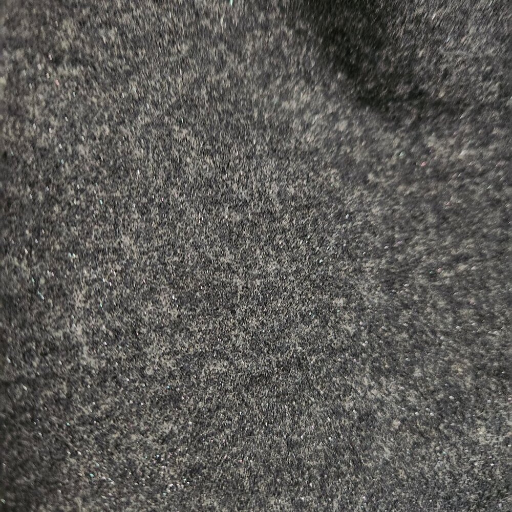 EP Yaying Women's Black V-neck Wool Top Size 3(S) Long Sleeve 3 button Faux Wrap - Picture 3 of 7